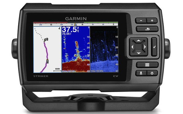 Garmin Striker CHIRP Fishfinder with GPS and ClearVü Scanning Sonar