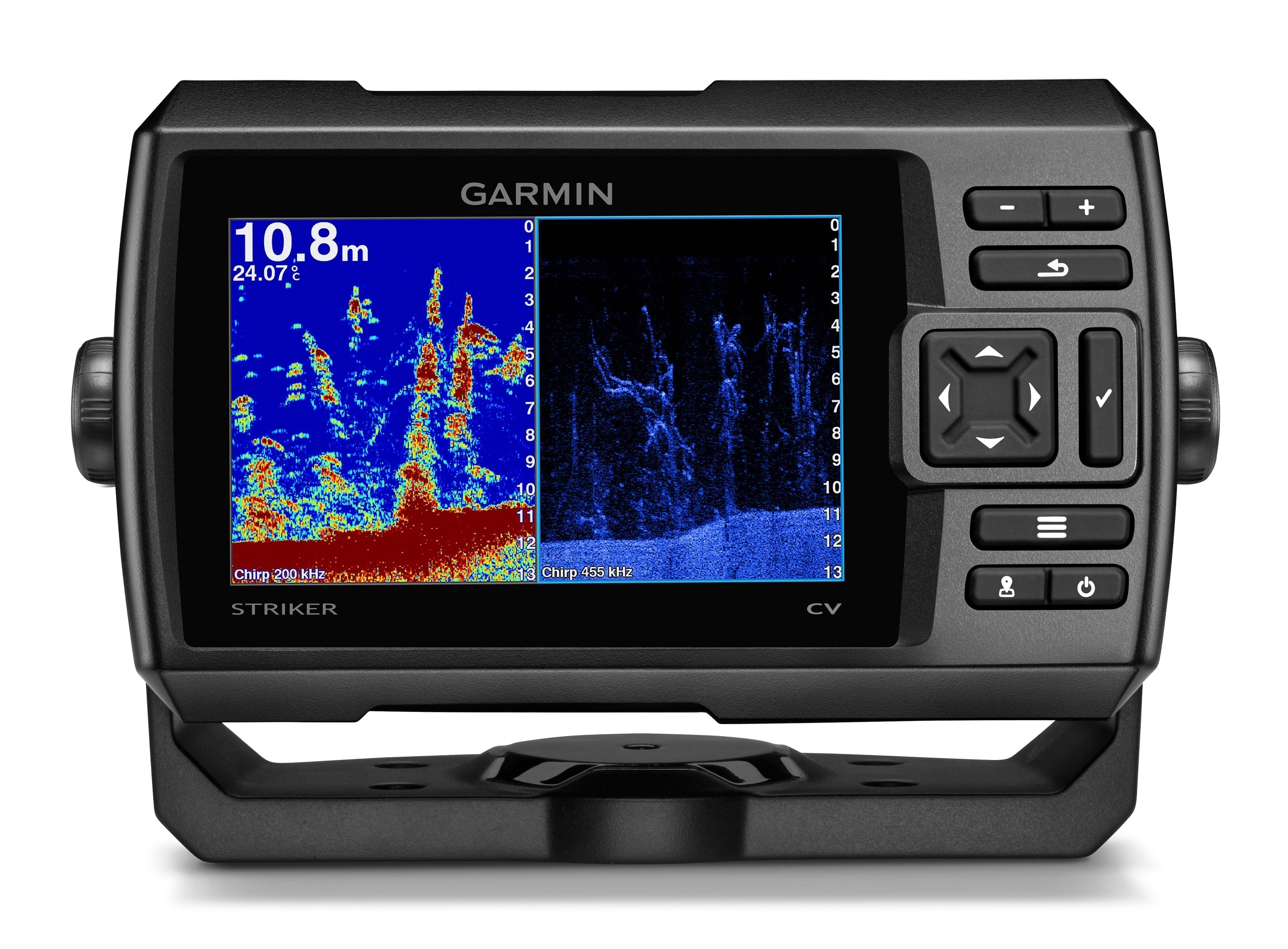 Garmin Striker Plus 5cv GPS Fishfinder w/CV-20TM Transducer