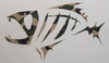 Gloomis Skeletal Logo Boat Decal