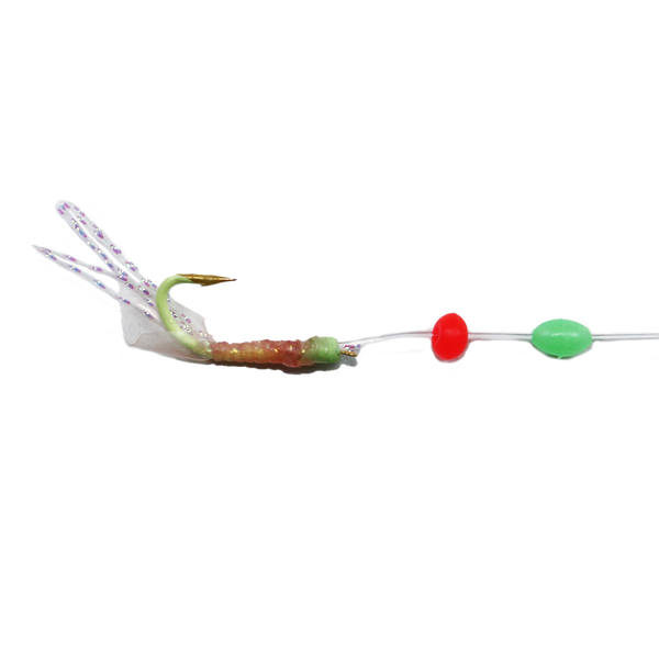 Ahi USA Glow Hook Speckled Shrimp Sabiki