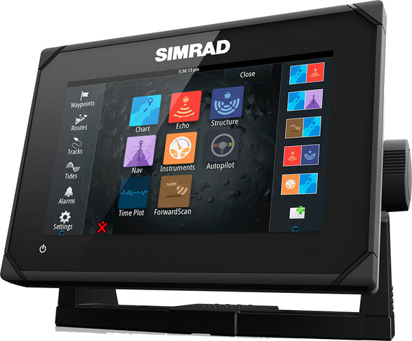 Simrad GO7 7" Multi-touch 83/200 Chartplotter & Echosounder