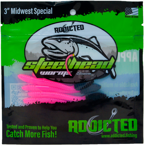 Addicted Fishing Brooks Worms - 3