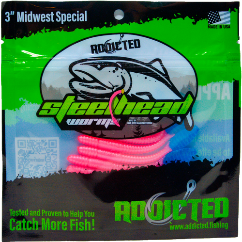 Addicted Fishing Miss America Worms - 3