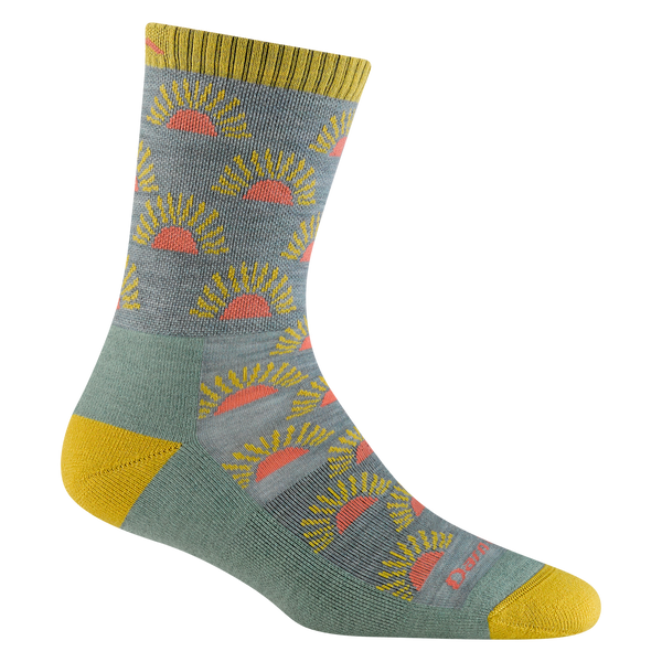 Darn Tough Ray Day Micro Crew Lightweight with Cushion Sock