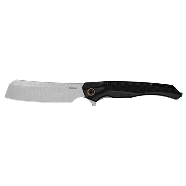Kershaw Strata Cleaver 2078 Folding Knife Flipper Ball Bearing Opening Plain Edge D2 Tool Steel