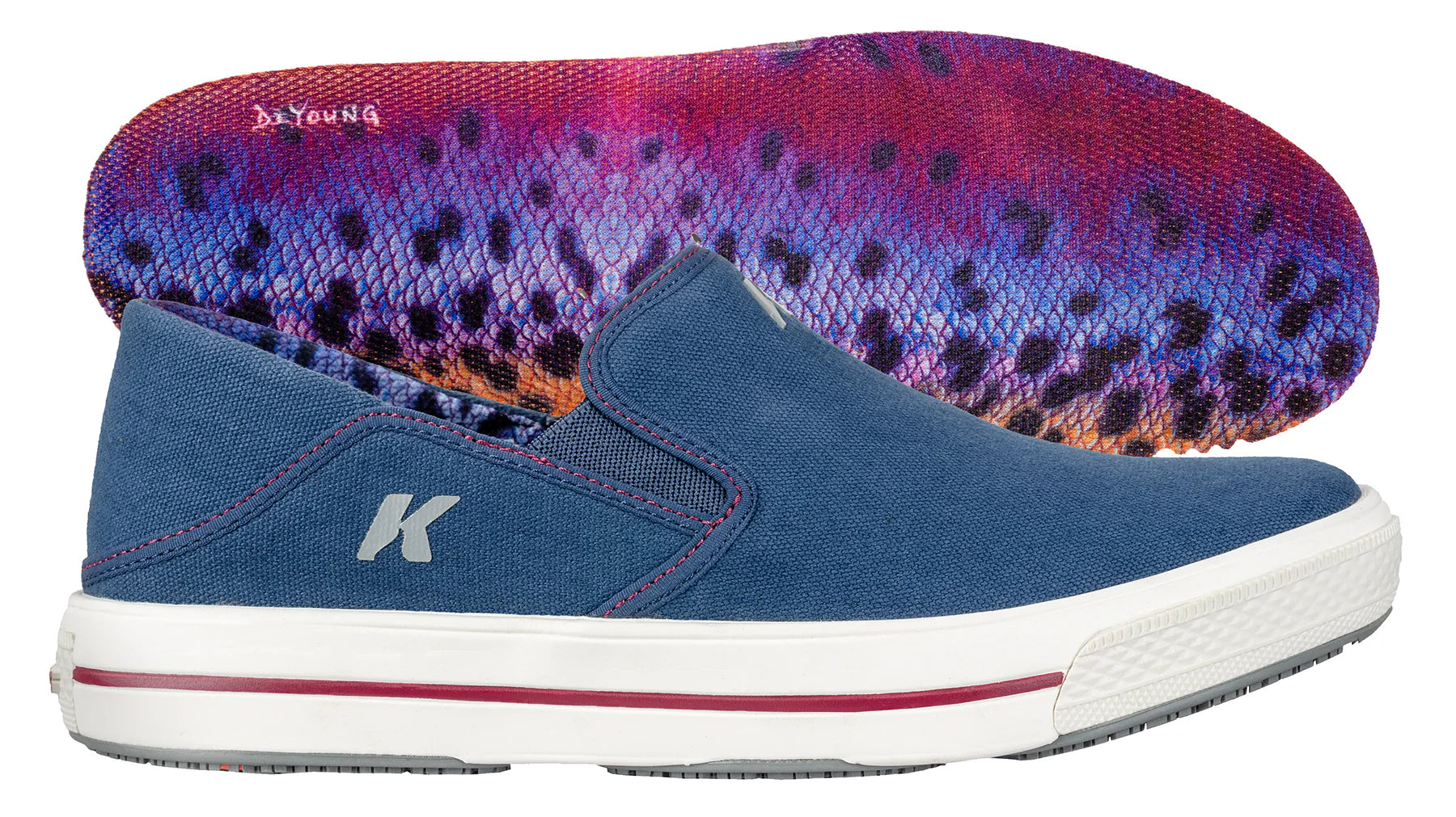 Korkers Women's Fish Moc Rainbow Trout