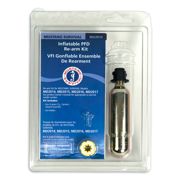 Mustang Survival Re-arm Kit D - 24g Auto/Manual (with Bayonet)