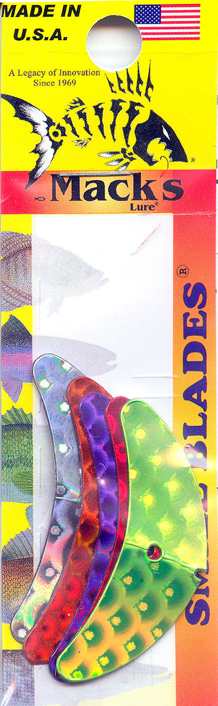 Mack's Lure Smile Assored Blade Color Packs
