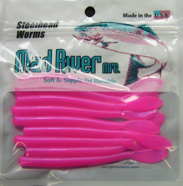 Mad River Mfg. Steelhead Worm 4"