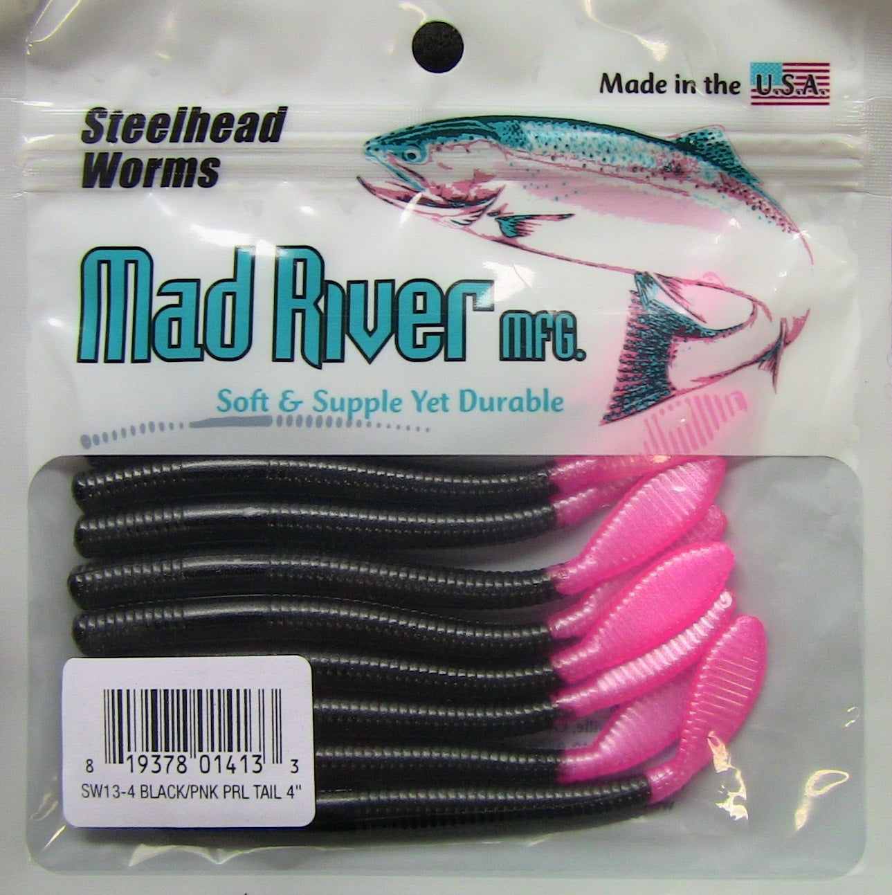 Mad River Mfg. Steelhead Worm 6
