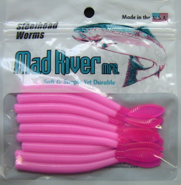 Mad River Mfg. Steelhead Worm 4"