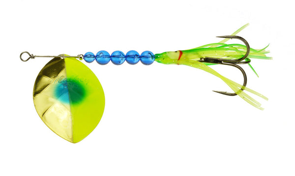 Yakima Bait Mulkey's Guide Flash Uv Salmon Trolling Squid Spinner ZZZ