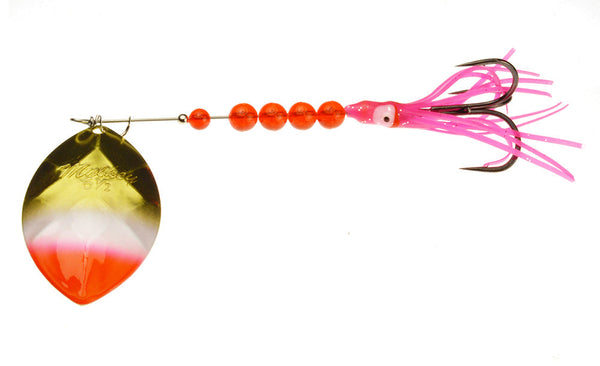 Yakima Bait Mulkey's Guide Flash Uv Salmon Trolling Squid Spinner ZZZ