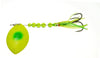Yakima Bait Mulkey's Guide Flash Uv Salmon Trolling Squid Spinner ZZZ