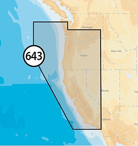 Navionics Platinum Plus Oregon & California Marine Charts
