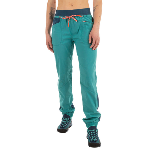 La Sportiva - Women's Mantra Pant - Lagoon/Storm Blue - Small