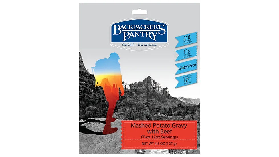 Backpackers Pantry Mashed Potatoes & Gravy with Beef - 2 Servings
