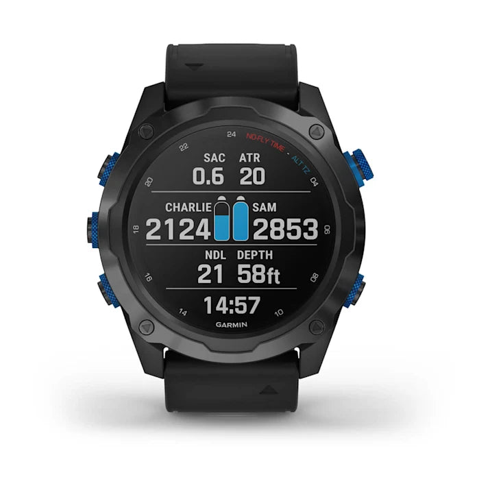 Garmin Descent Mk2 Stainless Steel with Black Band