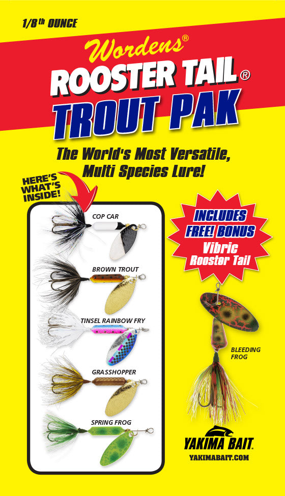 Yakima Bait Rooster Tail Box Kit 1/8 Oz