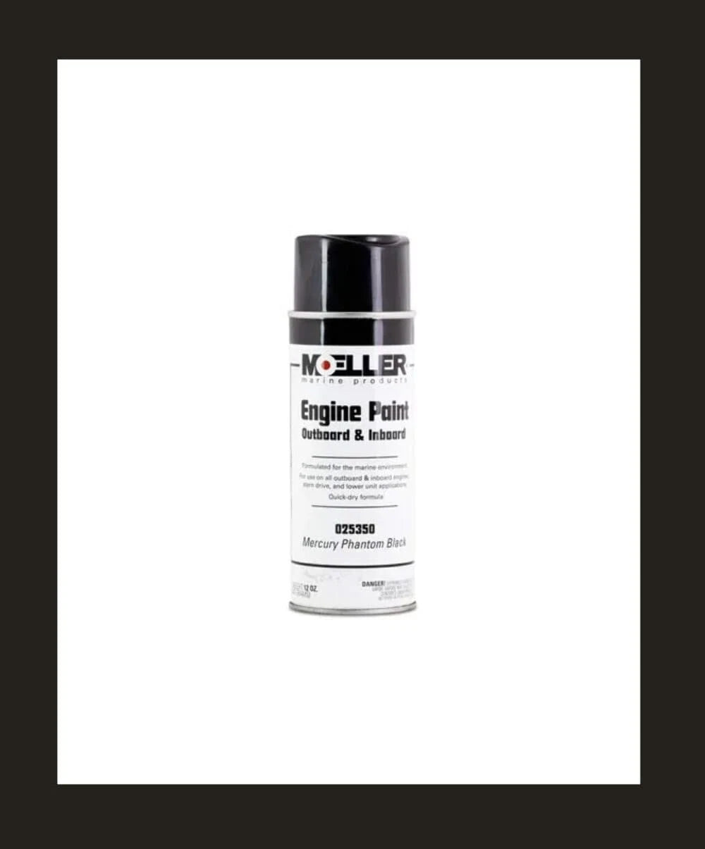 Moeller Engine Spray Paint (12 Oz.) Mercury Phantom Black