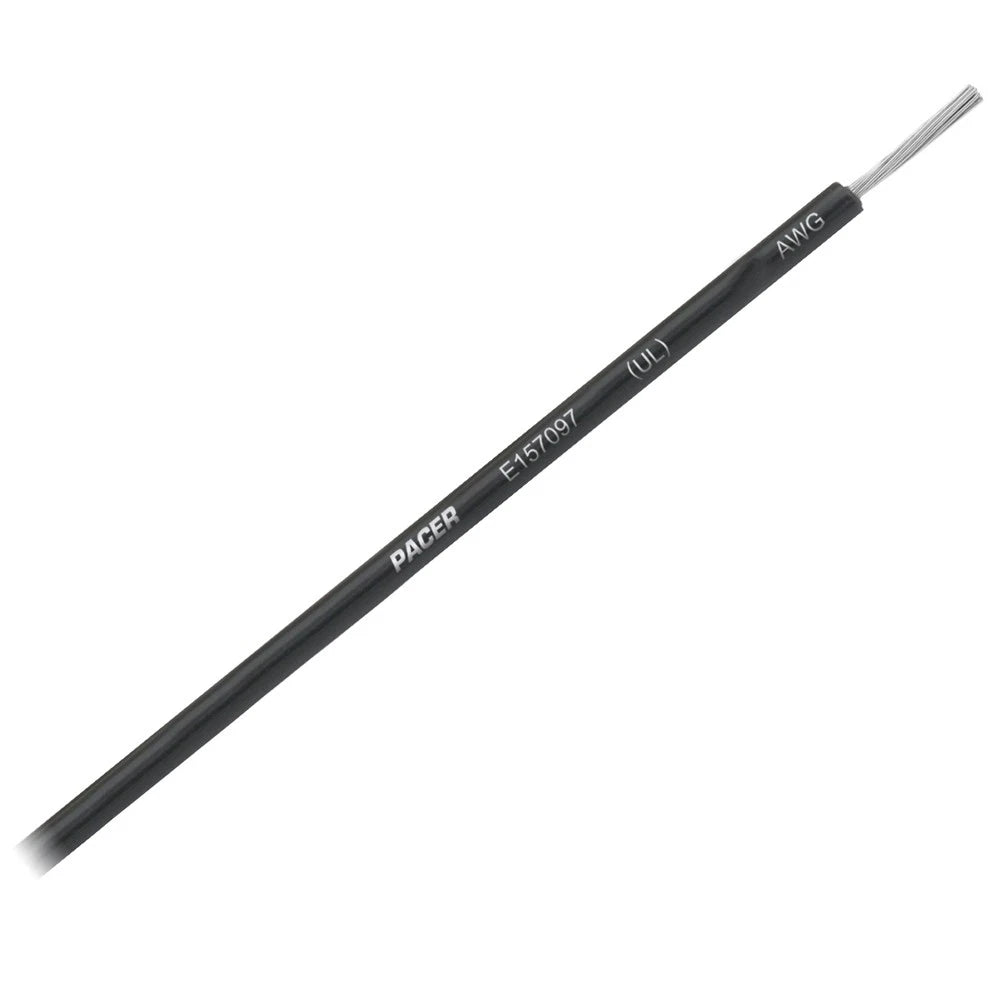 Pacer Black 14 AWG Primary 25' Wire