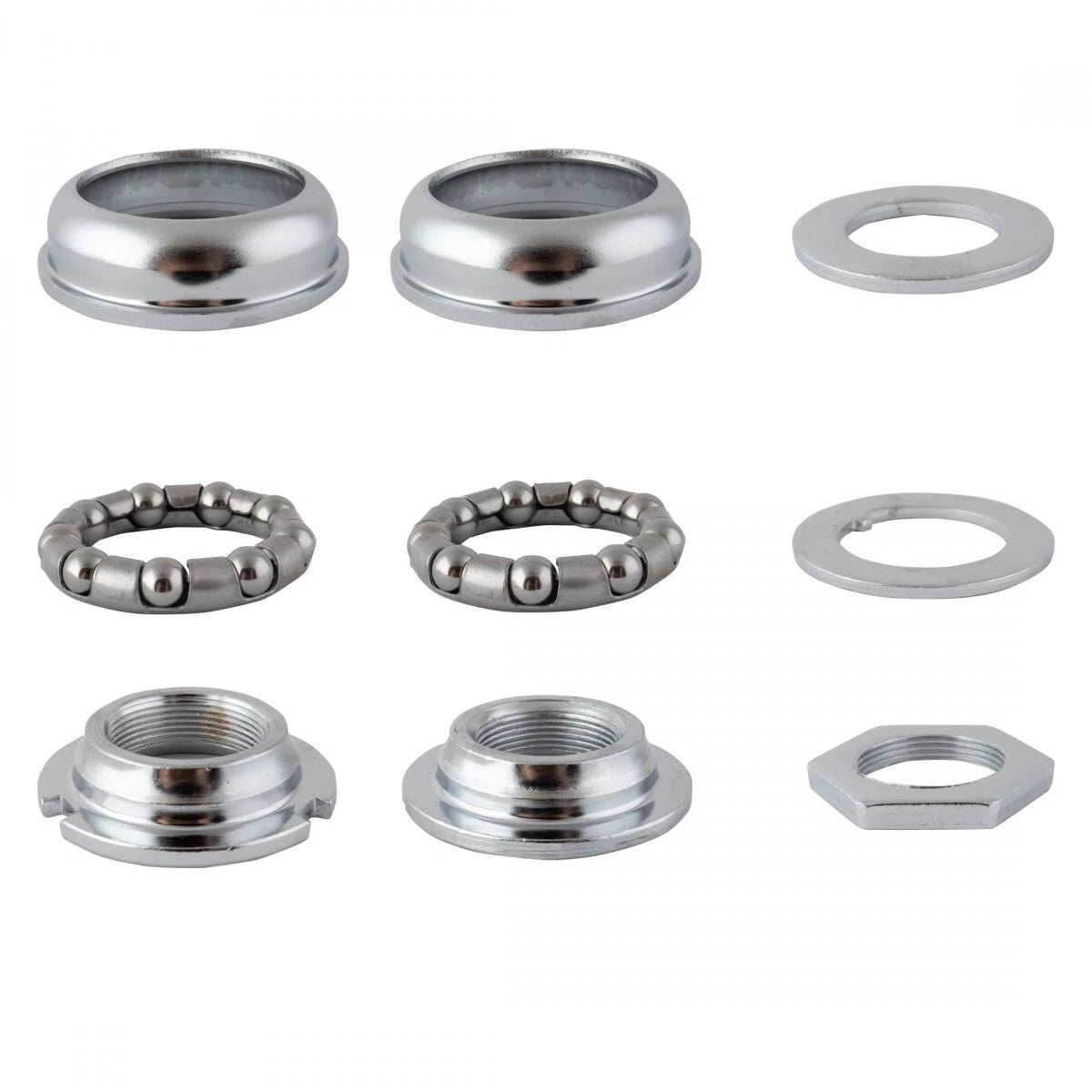 Blackops Bottom Bracket Set Chrome 1pc SEALED MECH-24tpi CP