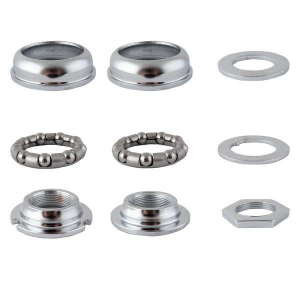 Blackops Bottom Bracket Set Chrome 1pc SEALED MECH-24tpi CP