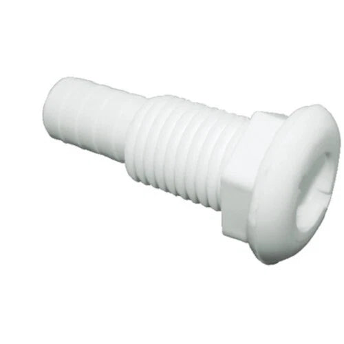 T-H Marine Straight Plastic Thru-Hull Fitting for 3/4 Inch Hose