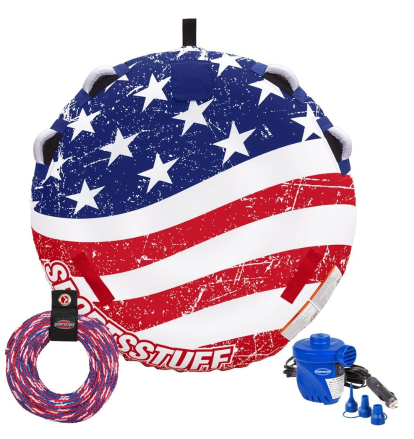 SPORTSSTUFF Stars & Stripes Towable Tube Kit