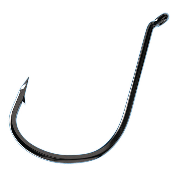 Eagle Claw Octopus Style Long Shank Offset Up Eye Forged TroKar Hooks