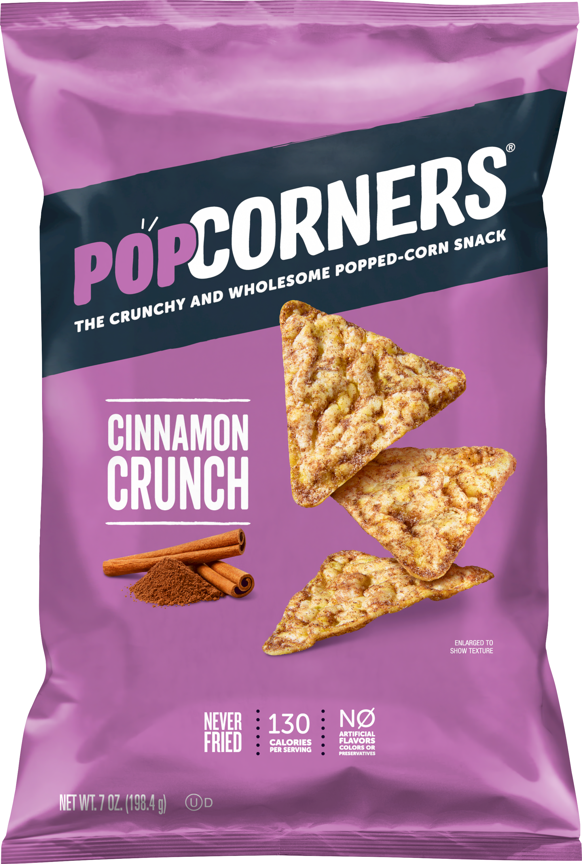 Popcorners Cinnamon Crunch Flavored Corn Snacks 7 oz