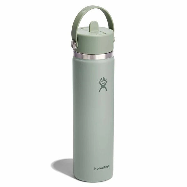 Hydro Flask 24 Oz Wide Mouth With Flex Straw Cap In Agave