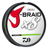 Daiwa J-Braid Line Braid 20Chartreuse Bulk