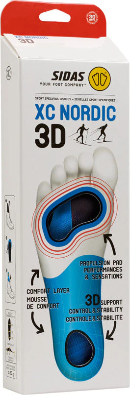 Sidas Nordic Ski insoles - XC 3D Nordic