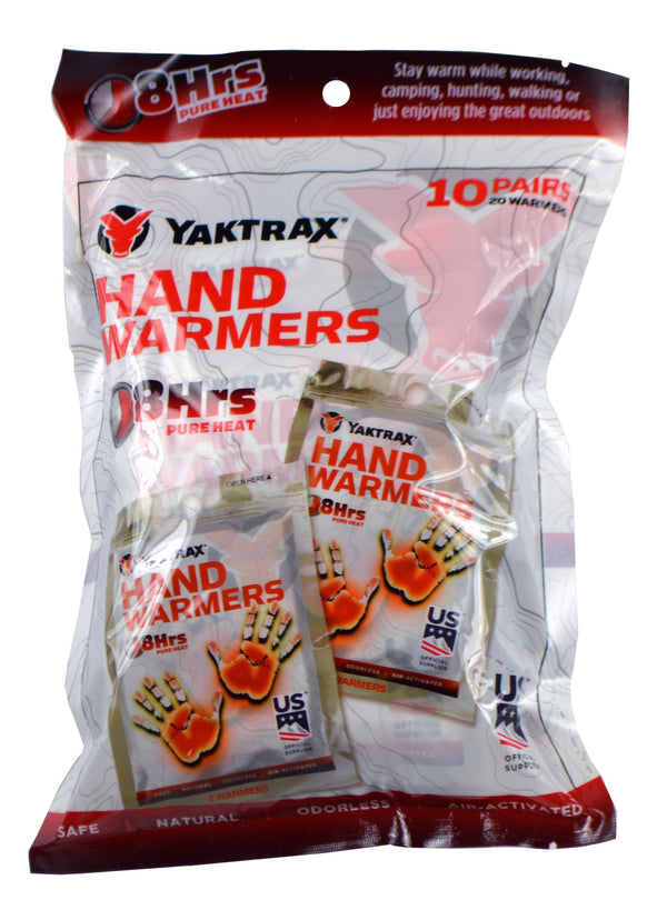 Yaktrax 10-Pack Hand Warmers