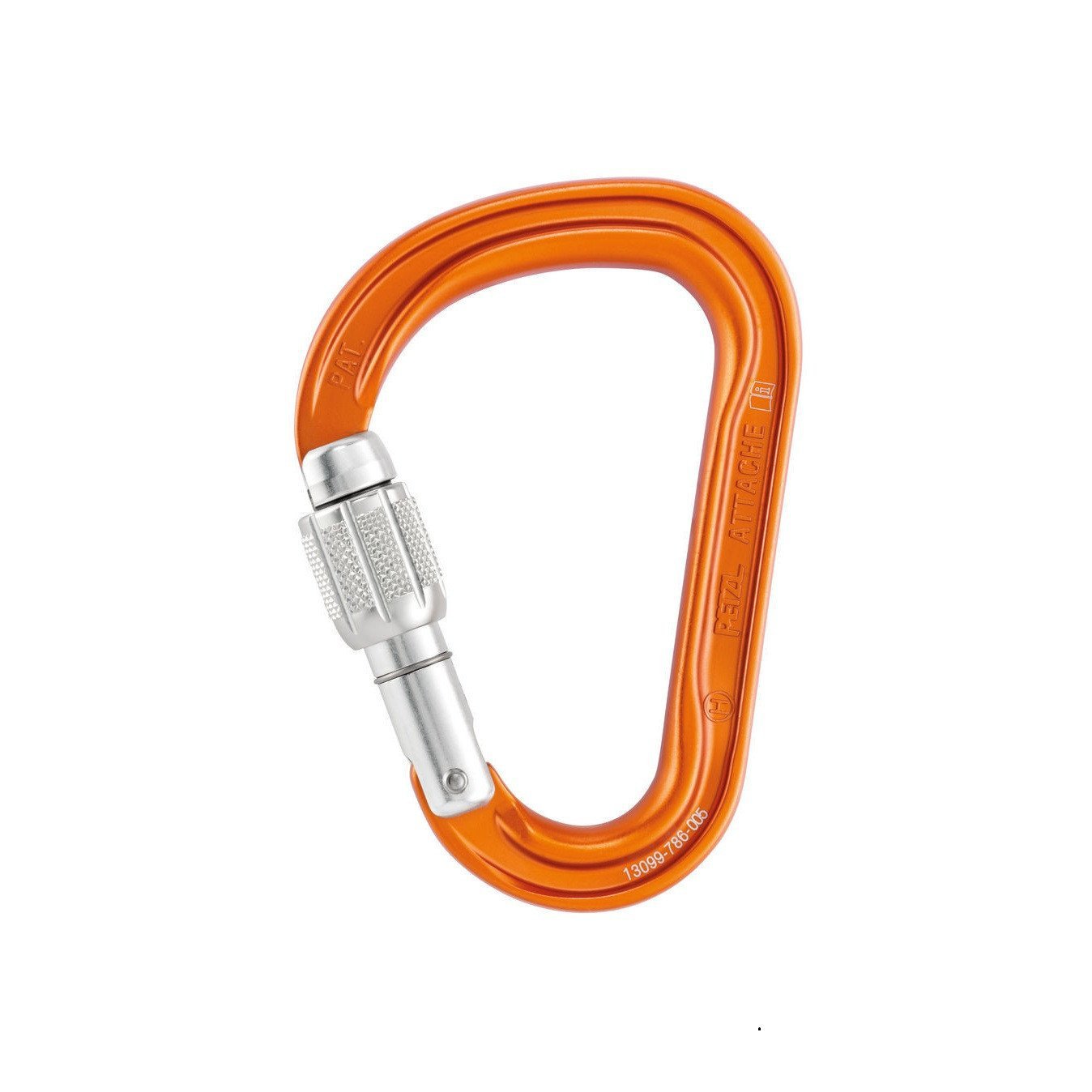 Petzl ATTACHE  Pear Shaped Screw Lock Carabiner - Ascent Outdoors LLC
