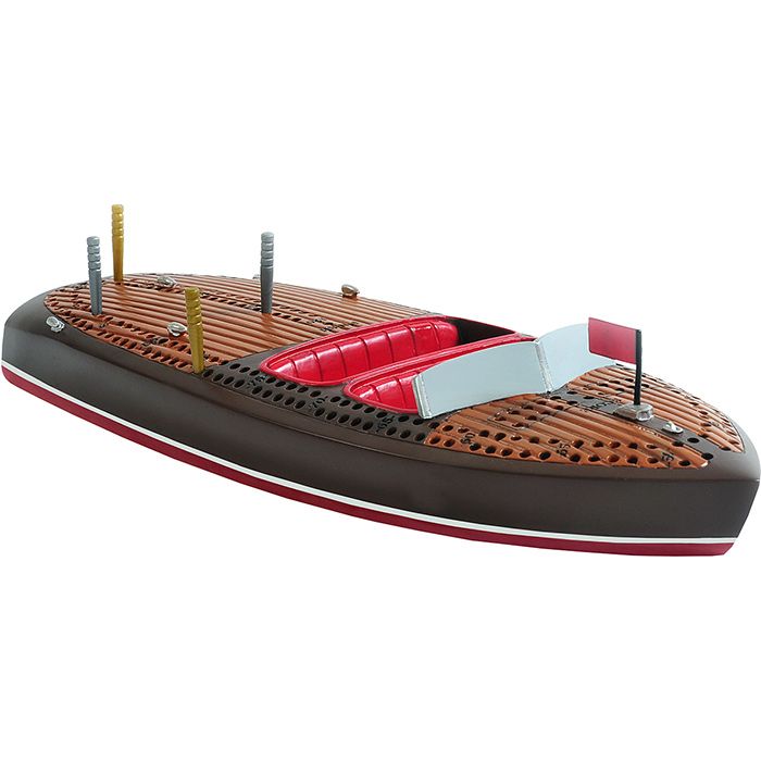 Outside Inside Classic Boat Cribbage Board